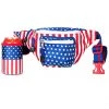 Tipsy Elves Freedom Fanny Pack W/ Drink Holder Patriotic
