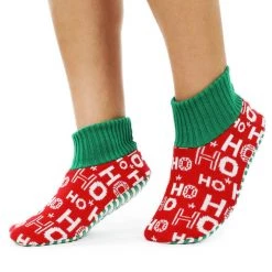 Tipsy Elves Holidays & Occasions Ho Ho Ho Slipper Socks