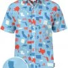 Tipsy Elves Men's All Around The USA Button Down Shirt