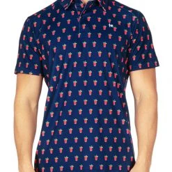 Tipsy Elves Men's Bloody Mary Golf Polo