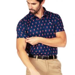 Tipsy Elves Men's Bloody Mary Golf Polo