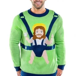 Tipsy Elves Men's Sweet Baby Jesus Ugly Christmas Sweater 5 Tipsy Elves Men's Sweet Baby Jesus Ugly Christmas Sweater