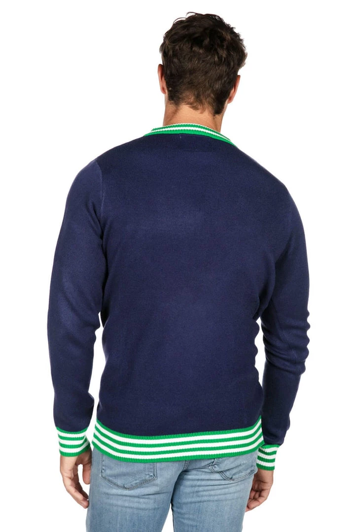 Tipsy Elves Men's Balls To The Walls Ugly Christmas Sweater 2 Tipsy Elves Men's Balls To The Walls Ugly Christmas Sweater