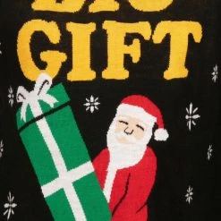 Tipsy Elves Men's Big Gift Energy Ugly Christmas Sweater