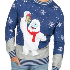 Tipsy Elves Men's Romantic Bumble Ugly Christmas Sweater