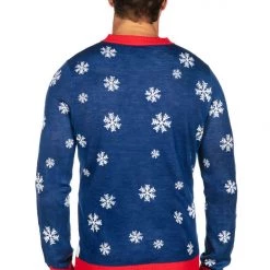 Tipsy Elves Men's Melting Snowman Ugly Christmas Sweater