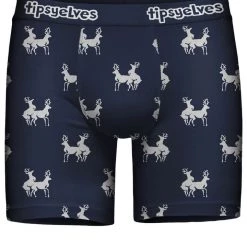 Tipsy Elves Men's Navy Nookie Boxer Briefs