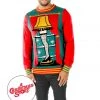 Tipsy Elves Men's Christmas Story Leg Lamp Ugly Christmas Sweater