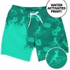 Tipsy Elves Men Disappearing Dino Color Changing Swim Trunks