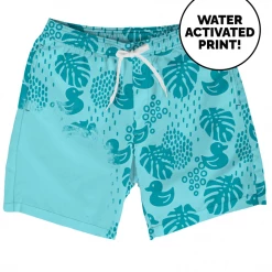 Tipsy Elves Duck Duck Gone Color Changing Swim Trunks