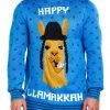 Tipsy Elves Men's Happy Llamakkah Sweater
