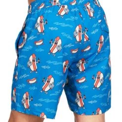 Tipsy Elves Hot Dog Diver Stretch Swim Trunks Men 8 Tipsy Elves Hot Dog Diver Stretch Swim Trunks Men