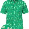 Tipsy Elves Men's Lucky Charmer Button Down Shirt