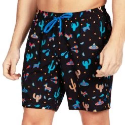 Tipsy Elves Men Midnight Fiesta Stretch Swim Trunks 8 Tipsy Elves Men Midnight Fiesta Stretch Swim Trunks