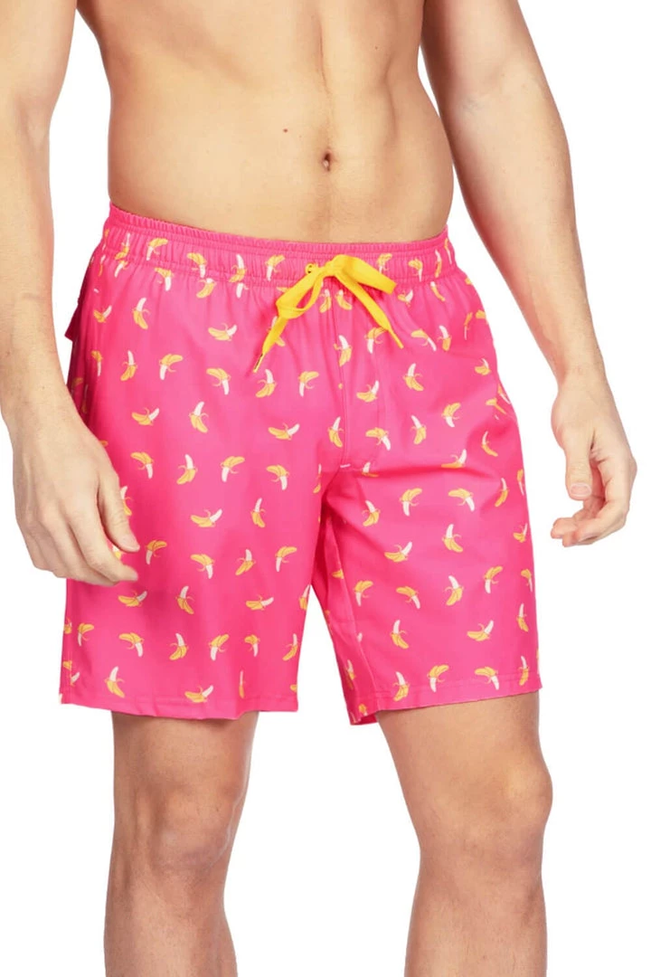 Tipsy Elves Spring Pink Banana Peel Stretch Swim Trunks 3 Tipsy Elves Spring Pink Banana Peel Stretch Swim Trunks