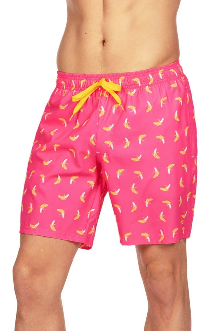 Tipsy Elves Spring Pink Banana Peel Stretch Swim Trunks 5 Tipsy Elves Spring Pink Banana Peel Stretch Swim Trunks