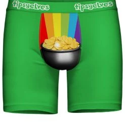 Tipsy Elves Men's Pot Of Gold Boxer Briefs