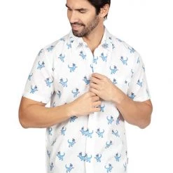 Tipsy Elves Patriotic Men's Prehistoric Patriot Button Down Shirt