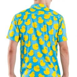 Tipsy Elves Men's Rubber Ducky Hawaiian Shirt 10 Tipsy Elves Men's Rubber Ducky Hawaiian Shirt