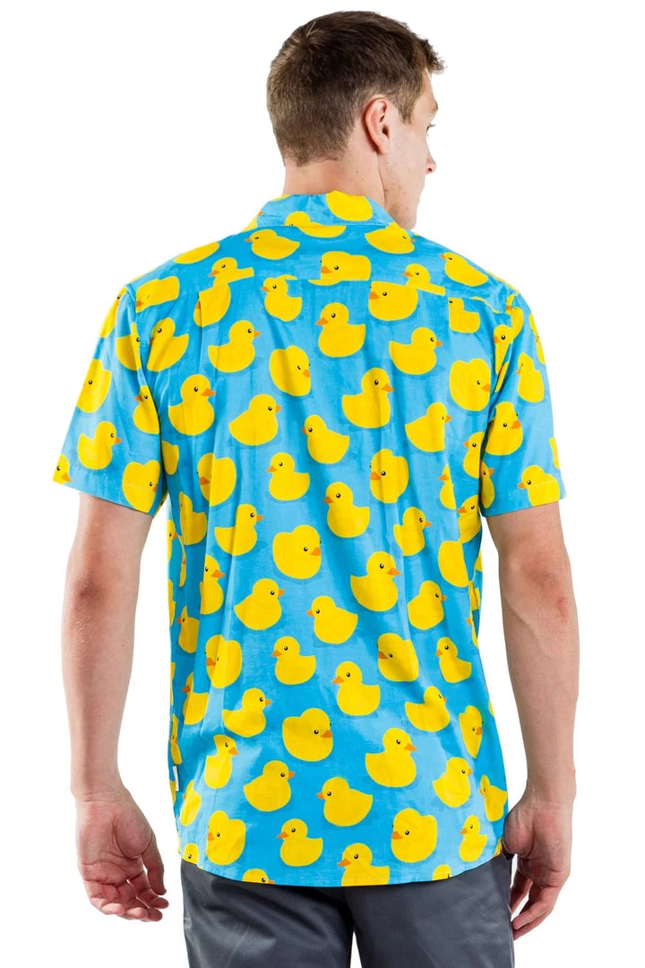 Tipsy Elves Men's Rubber Ducky Hawaiian Shirt 5 Tipsy Elves Men's Rubber Ducky Hawaiian Shirt