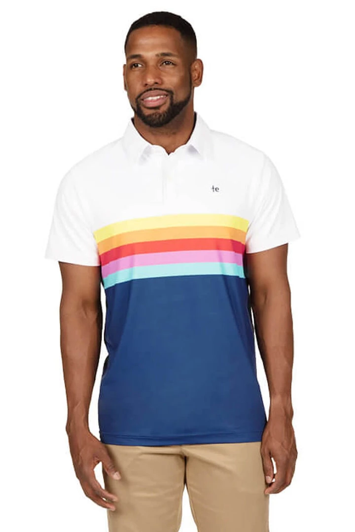 Tipsy Elves Men's Santa Fe Golf Polo 3 Tipsy Elves Men's Santa Fe Golf Polo