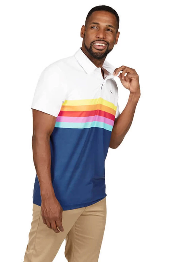 Tipsy Elves Men's Santa Fe Golf Polo 4 Tipsy Elves Men's Santa Fe Golf Polo
