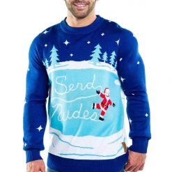 Tipsy Elves Men's Send Nudes Ugly Christmas Sweater