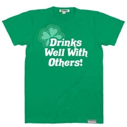 Tipsy Elves Men's Drinks Well With Others Tee