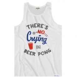 Tipsy Elves Patriotic Men's No Crying In Beer Pong Tank Top
