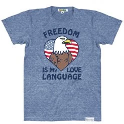 Tipsy Elves Men's Freedom Is My Love Language Tee