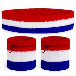 Tipsy Elves Patriotic Zippered Sweatband Set