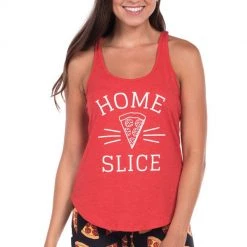 Tipsy Elves Women's Home Slice Pizza Tank Top