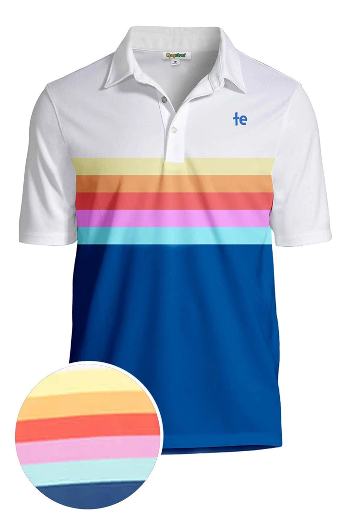 Tipsy Elves Men's Santa Fe Golf Polo 1 Tipsy Elves Men's Santa Fe Golf Polo