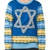Tipsy Elves Women's Tinsel Star Of David Sweater
