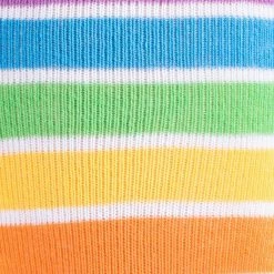 Tipsy Elves White Rainbow Socks - Women's Cut