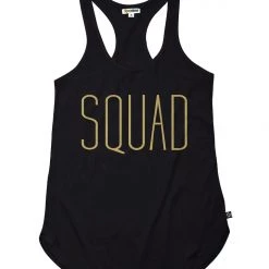 Tipsy Elves Women's Black Squad Tank Top