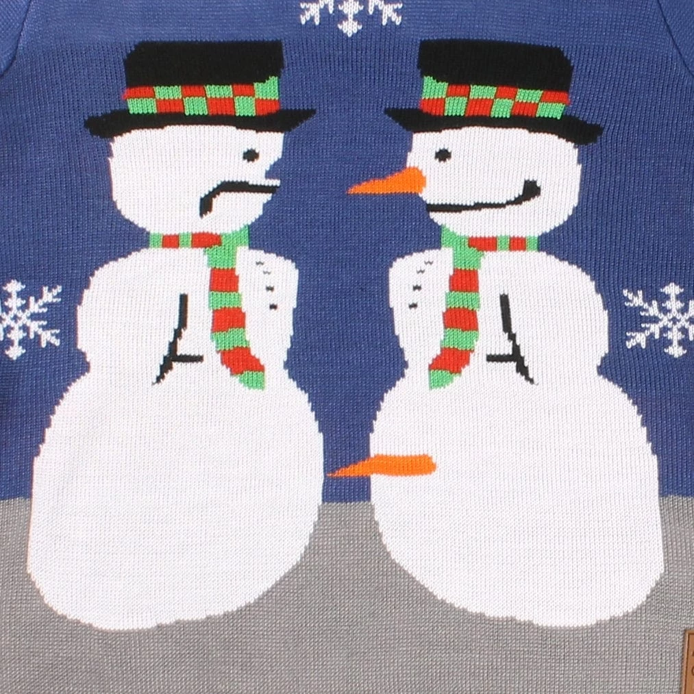 Tipsy Elves Women's Snowman Nose Thief Ugly Christmas Sweater 4 Tipsy Elves Women's Snowman Nose Thief Ugly Christmas Sweater