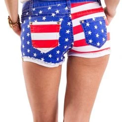 Tipsy Elves Women's Liberty Jean Shorts