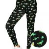 Tipsy Elves Women's Drinkosaurus Rex High Waisted Leggings