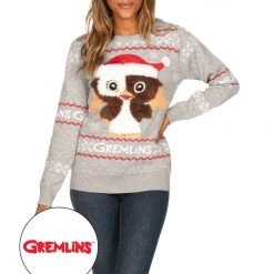 Tipsy Elves Women's Gremlins Ugly Christmas Sweater