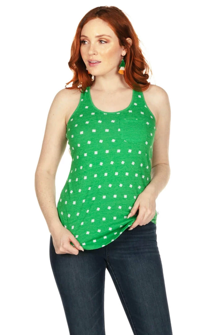 Tipsy Elves Women's Clover Tank Top 3 Tipsy Elves Women's Clover Tank Top