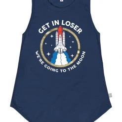 Tipsy Elves Women's We're Going To The Moon Tank Top