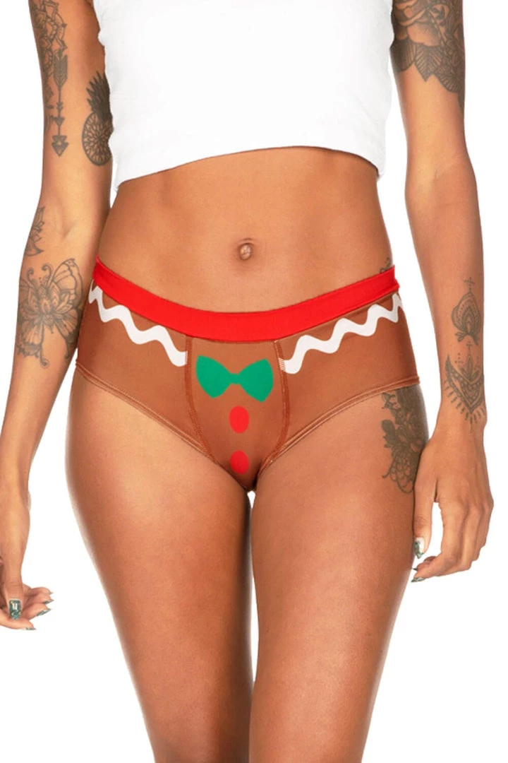 Tipsy Elves Women's Gingerbread Underwear 1 Tipsy Elves Women's Gingerbread Underwear