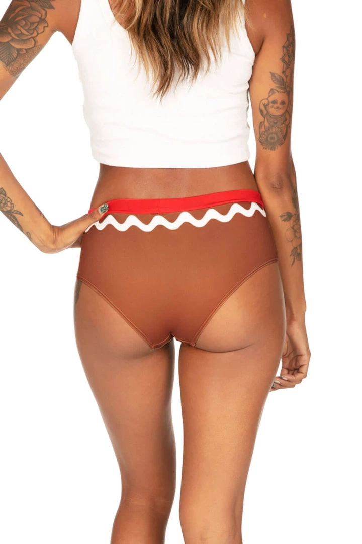 Tipsy Elves Women's Gingerbread Underwear 2 Tipsy Elves Women's Gingerbread Underwear