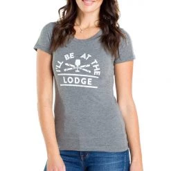 Tipsy Elves Women's I'll Be At The Lodge Tee