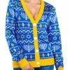 Tipsy Elves Women's Menorah Print Cardigan