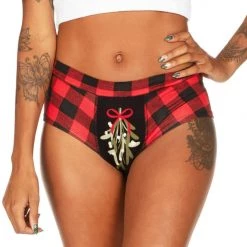 Tipsy Elves Women's Mistletoe Underwear