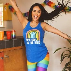 Tipsy Elves Rainbow Bike Shorts - Women's Cut