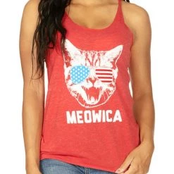 Tipsy Elves Women's Meowica Tank Top
