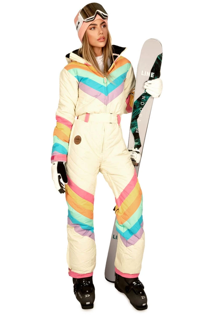 Tipsy Elves Women's Retro Rainbow Ski Suit Trending 4 Tipsy Elves Women's Retro Rainbow Ski Suit Trending